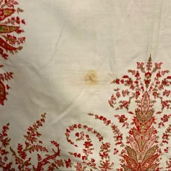 1800’s Wool Paisley Shawl -extra large! 146” x 64” - Picture 14 of 16